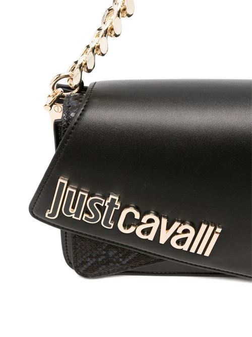 borsa donna a spalla nera JUST CAVALLI | 79RA4BY1ZSD15899